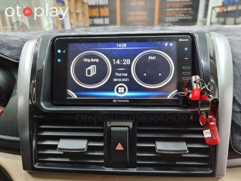 Vios 2016 lắp màn hình tháo xe Toyota Cross G