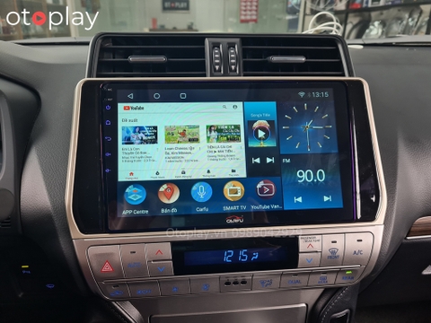 Land Cruiser Prado lắp màn hình Android Carfu liền Camera 360