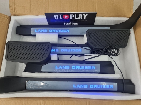 Nẹp bước chân Land Cruiser VX CÓ ĐÈN CAO CẤP