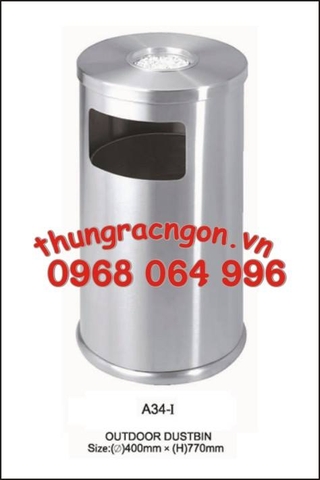 Thùng rác inox A34-I