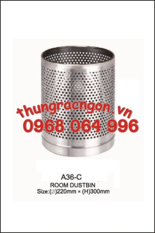 Thùng rác inox A36-C