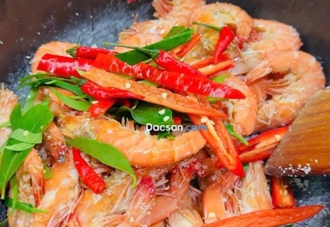 Cách làm tôm rang muối hột đu trend