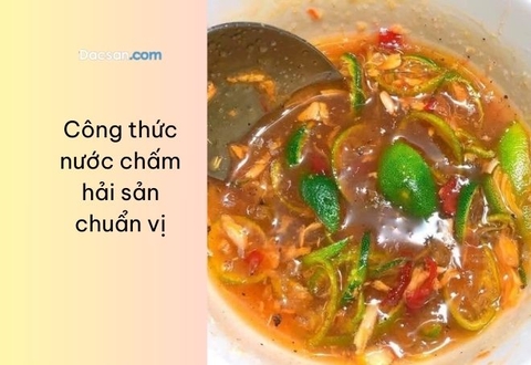 Cách làm xốt chấm hải sản vị ngon xuất sắc