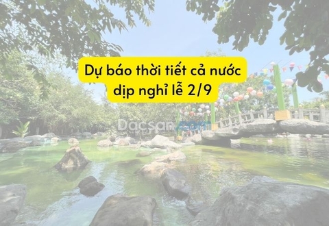 Thời tiết ngày 2/9 trên cả nước