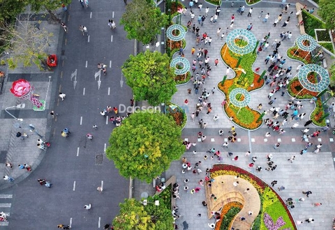 Đường hoa Nguyễn Huệ Tết Quý Mão 2023 có chủ đề gì?