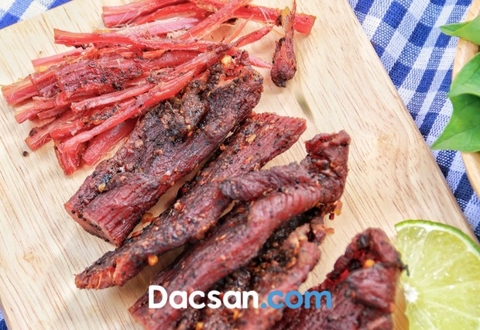 Thịt trâu gác bếp ăn như thế nào?