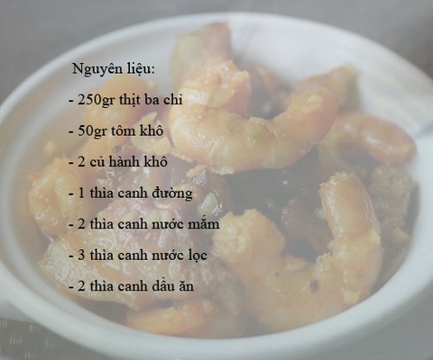 Cách Làm Món Tôm Khô Rim Thịt Ba Chỉ Ai Ăn Cũng Mê | Dacsan.Com