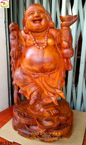 Tượng Phật Di Lặc dâng vàng (PL519)