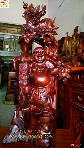 Phật Di Lặc gỗ cẩm (PL517)