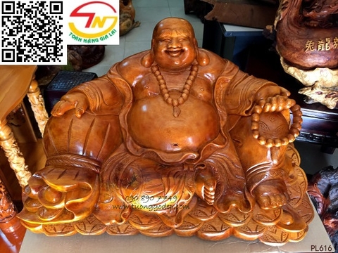 Phật Di Lặc bằng gỗ mít (PL616)