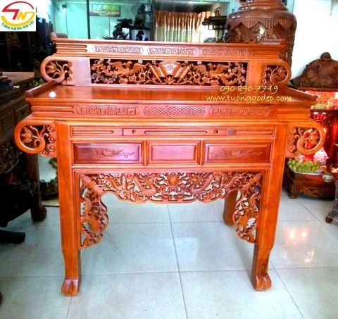 Bàn thờ hai tầng tay cuốn - B2TR34