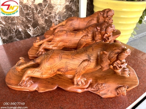 Con cọp bằng gỗ hương - LC119