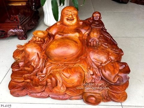 Phật Di Lặc gỗ hương - PL659