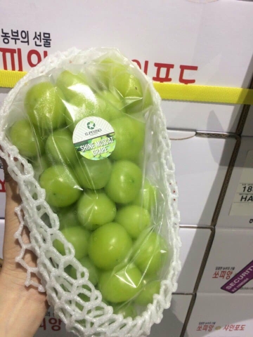 Mua nho sữa Hàn để biếu tết