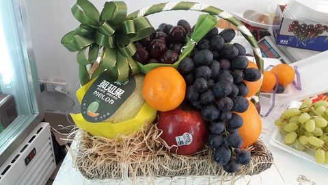 Giỏ hoa quả Trung thu tại Hà Nội