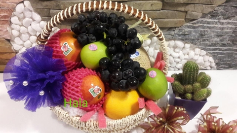 Giỏ trái cây biếu tết