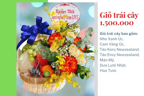 Giỏ trái cây 1 triệu 500k mã HL1501