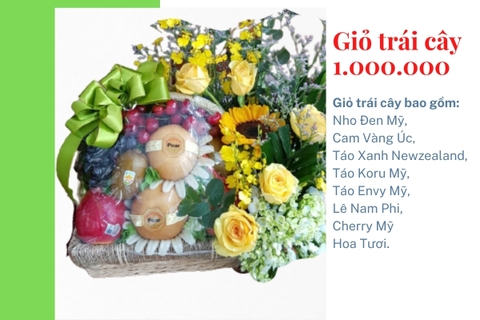 Giỏ trái cây 1 triệu mã HL1005