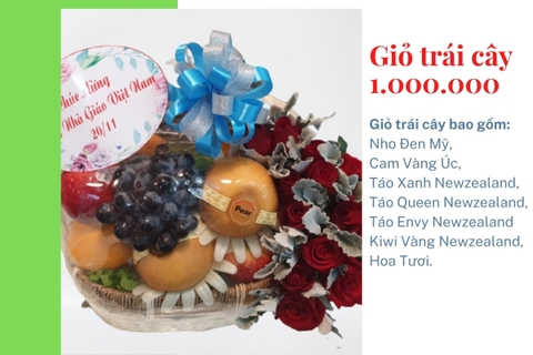 Giỏ trái cây 1 triệu mã HL1001