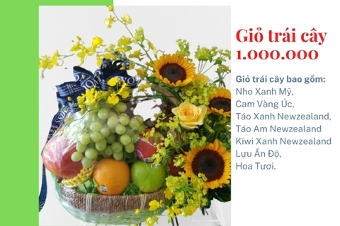 Giỏ trái cây 1 triệu mã HL1001
