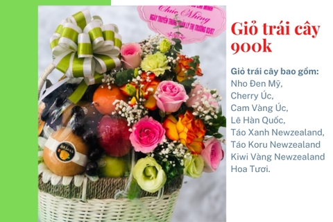 Giỏ trái cây 900k  mã HL9005