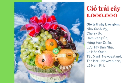 Giỏ trái cây 1 triệu mã HL1004