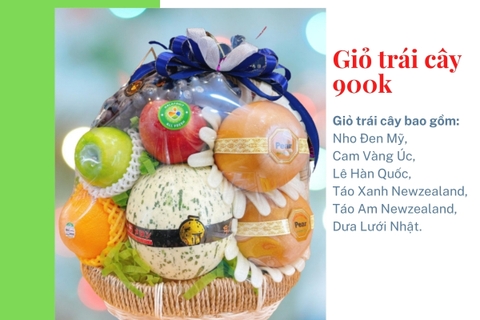 Giỏ trái cây 900k  mã HL9008