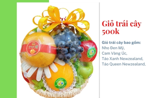 Giỏ trái cây 500k mã HL5007