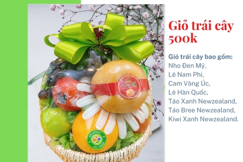 Giỏ trái cây 500k mã HL5001