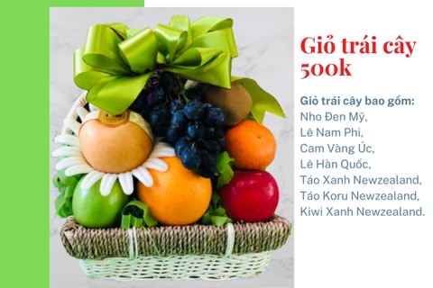 Giỏ trái cây 500k mã HL5006