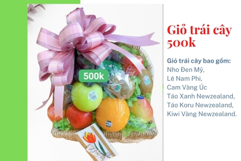 Giỏ trái cây 500k mã HL5006