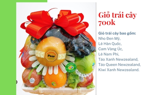 Giỏ trái cây 700k mã HL7002