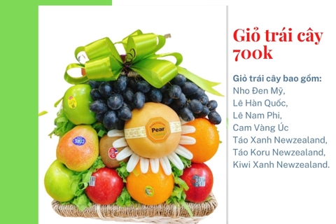 Giỏ trái cây 700k mã HL7001