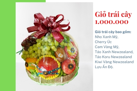 Giỏ trái cây 1 triệu mã HL1008
