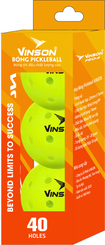 Bóng Pickleball nguyên khối VINSON PRO 6