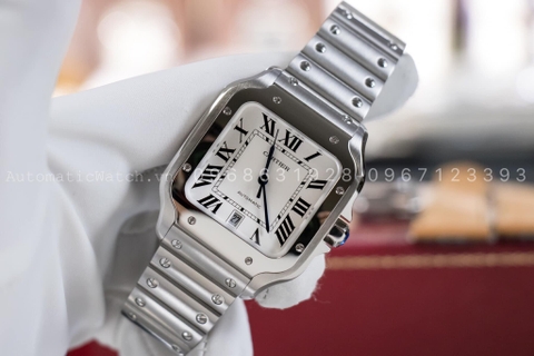 Đồng Hồ Cartier Replica Santos De Large Automatic 39,8mm bản 2018