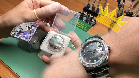 Combo phụ kiện authentic cho máy 3135 rolex