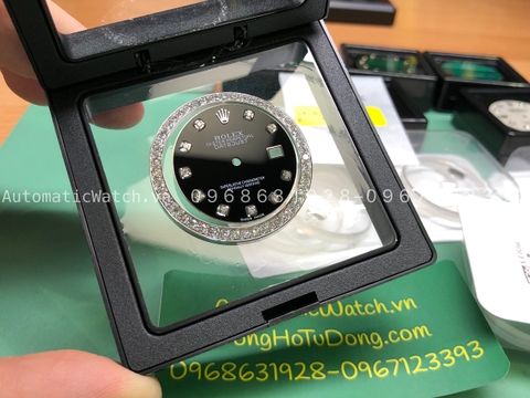 Mặt đồng hồ Rolex Black Agate