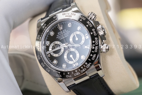 Đồng Hồ Rolex Cosmograph Daytona Oysterflex Dây Da Cá Sấu 116519