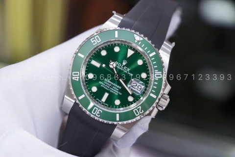 Đồng hồ Rolex Hulk Submariner Replica 116610 (dây cao su)