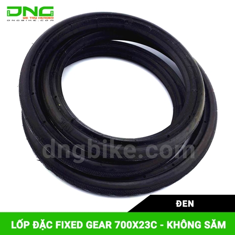 Lốp đặc xe đạp Fixed Gear 700x23c không săm