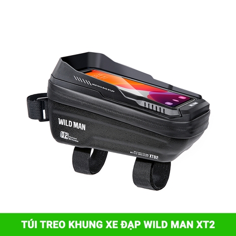 Túi điện thoại treo khung xe đạp chống nước WILD MAN XT2