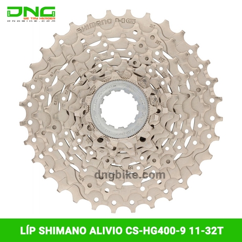 Líp xe đạp 9S SHIMANO ALIVIO CS-HG400-9 11-32T