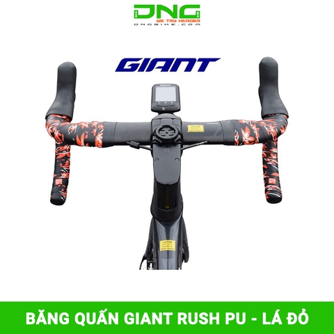 Băng quấn ghi đông xe đạp GIANT RUSH PU - Lá đỏ