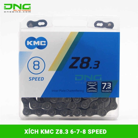 Xích xe đạp KMC Z8.3 6/7/8S Full box