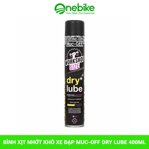 Bình xịt nhớt khô xe đạp MUC-OFF DRY LUBE 400ml