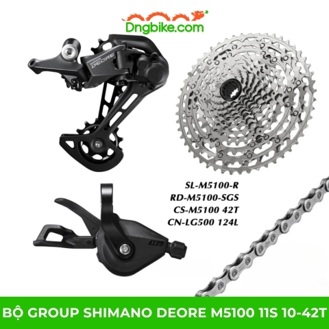 Bộ group SHIMANO DEORE M5100 11S 10-42T