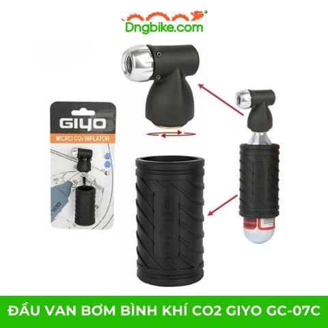Đầu van bơm bình khí CO2 GIYO GC-07C