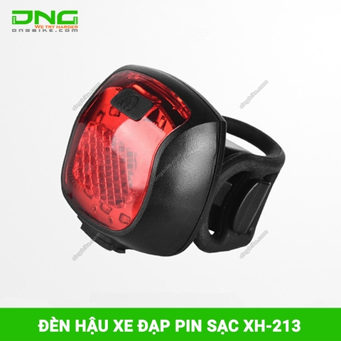 Đèn hậu xe đạp pin sạc XH-213