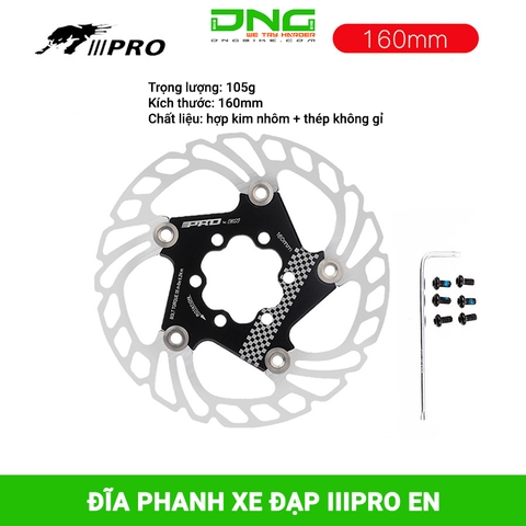 Đĩa phanh xe đạp IIIPRO EN